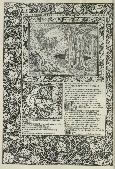 The works of Geoffrey Chaucer Pl.59 av Sir Edward Coley Burne-Jones