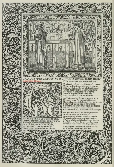 The works of Geoffrey Chaucer Pl.78 av Sir Edward Coley Burne-Jones