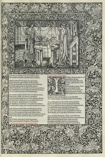 The works of Geoffrey Chaucer Pl.81 av Sir Edward Coley Burne-Jones