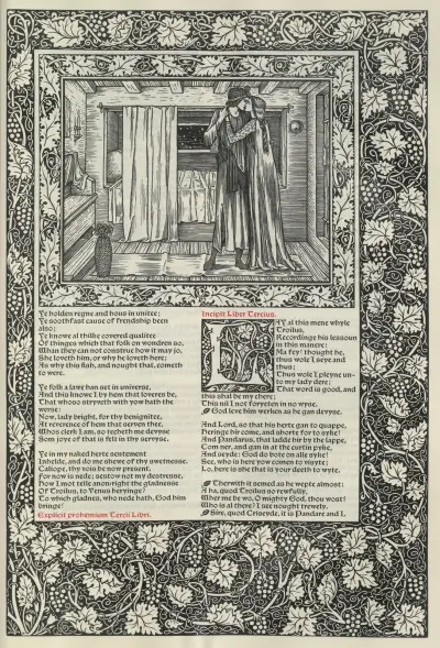 The works of Geoffrey Chaucer Pl.83 av Sir Edward Coley Burne-Jones