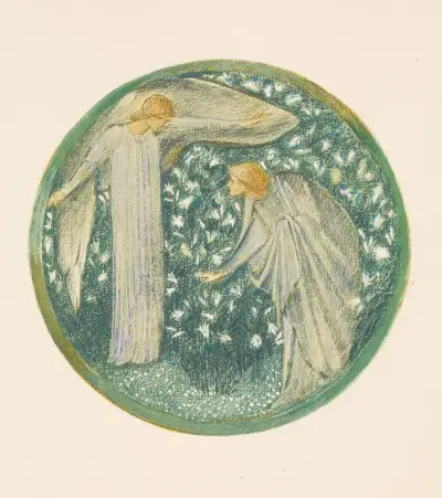 White Garden av Sir Edward Coley Burne-Jones