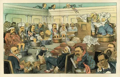 Ein schrecklicher Anfall von ‚Präsidentenfieber' im US-Senat von Frederick Burr Opper