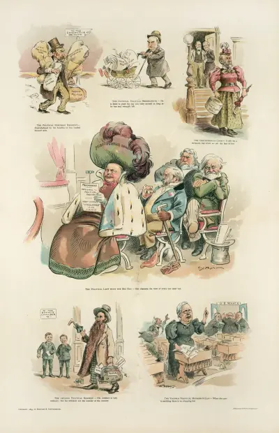 Alte Witze in neuer politischer Kleidung von Frederick Burr Opper