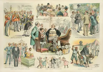 Der amerikanische Millionär zu Hause und in der Fremde; oder warum viele unserer reichen Männer darauf verzichten sollten, den 'Teich zu überqueren' von Frederick Burr Opper