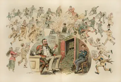 Der Zeitungsverleger des Fin de Siècle von Frederick Burr Opper