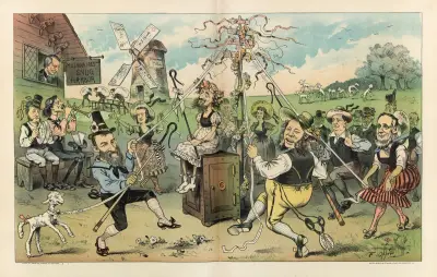 Der Maibaum der Monopolisten von Frederick Burr Opper