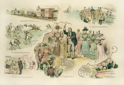 We’ve all got to retrench! von Frederick Burr Opper