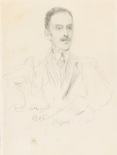 Sir Hugh Lane (1875-1915), later Director of the National Gallery of Ireland av John Butler Yeats