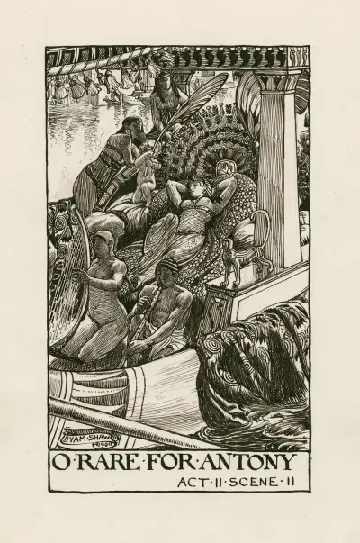 Antony and Cleopatra; O rare for Antony Act II Scene II, Byam Shaw