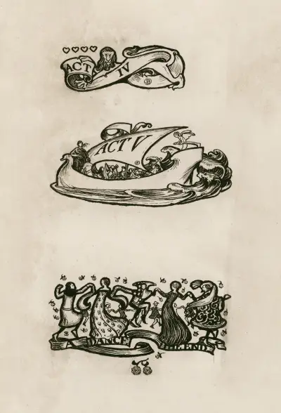 As you like it; Headings, Byam Shaw