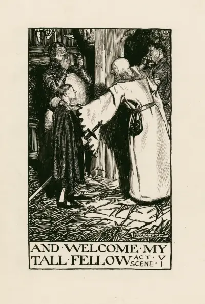 Henry IV, part 2; And welcome my tall fellow Act V Scene I, Byam Shaw