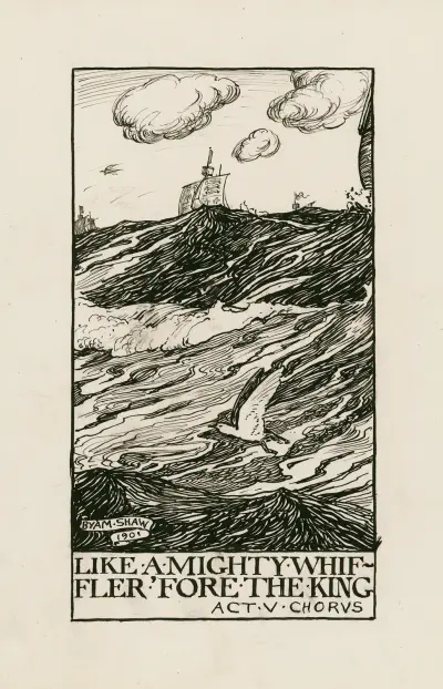 King Henry V; Like a mighty whiffler fore the king Act V Chorus, Byam Shaw