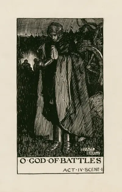 King Henry V; O God of battles Act IV Scene I, Byam Shaw
