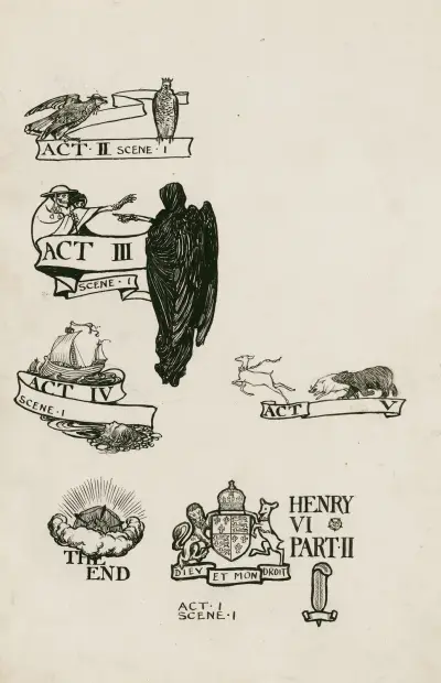 King Henry VI, part 2; Headings, Byam Shaw
