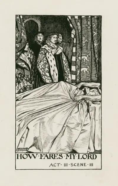 King Henry VI, part 2; How fares my lord Act III Scene III, Byam Shaw