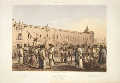 Mexican dresses, 1869 – nr 3 av C. Castro