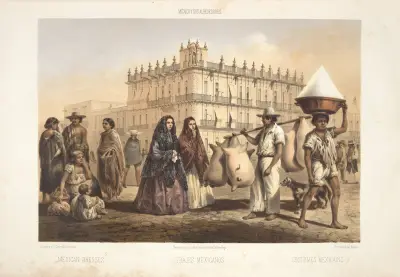 Mexican dresses, 1869 – nr 5 av C. Castro