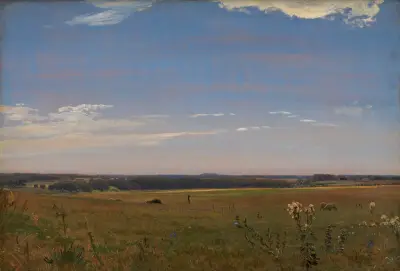 Blick auf das Herrenhaus Beldringe von P. C. Skovgaard