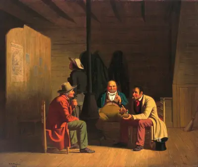 Country Politician av George Caleb Bingham