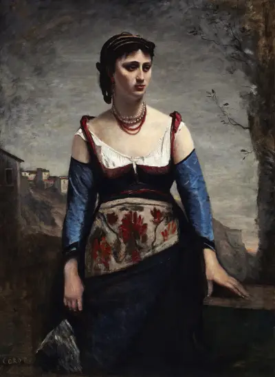 Agostina von Jean-Baptiste-Camille Corot