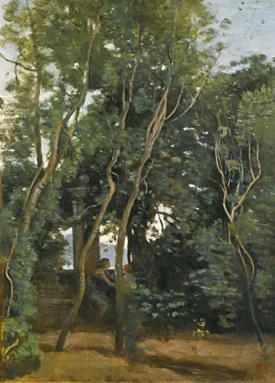 Le Matin Sous Les Arbres – nr 1 av Jean-Baptiste-Camille Corot