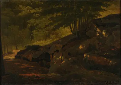 Waldinneres – Nr. 1 von Jean-Baptiste-Camille Corot