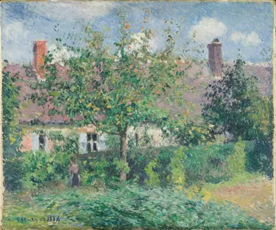 Bondgård i Éragny av Camille Pissarro