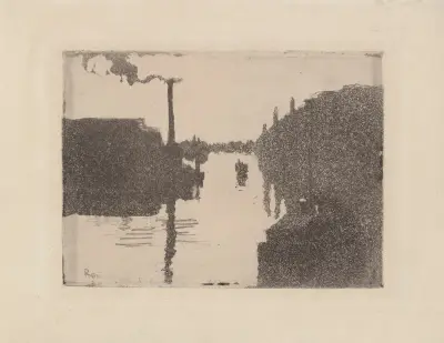 Rouen (L’Ile Lacroix) av Camille Pissarro
