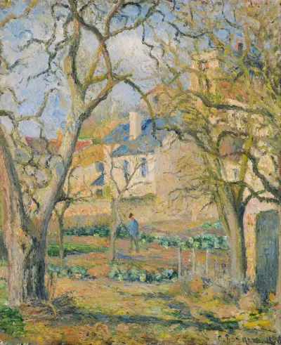 Vegetable Garden av Camille Pissarro
