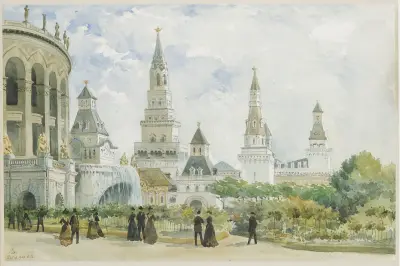 Pavillon de la Russie au Trocadéro, Camille Piton
