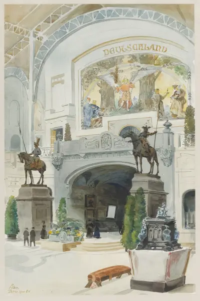 Section allemande aux Invalides av Camille Piton