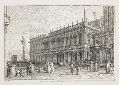 Biblioteket i Venedig, Canaletto