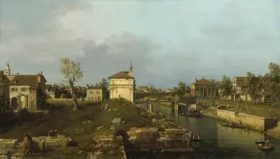 Porta Portello w Padwie, Canaletto