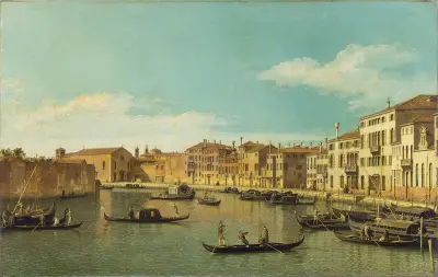 Wenecja, Canale di Santa Chiara, Canaletto