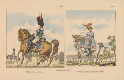 Garde Royale. 1816 von Caran d'Ache