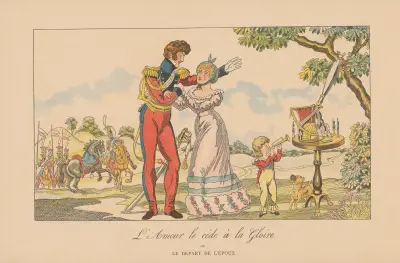 L’amour Le Cede a la Gloire Ou Le Depart de L’époux von Caran d'Ache