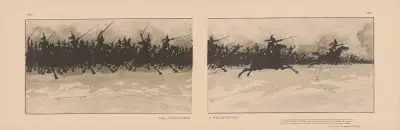 Les Cuirassiers a Reichshofen. 1870 von Caran d'Ache