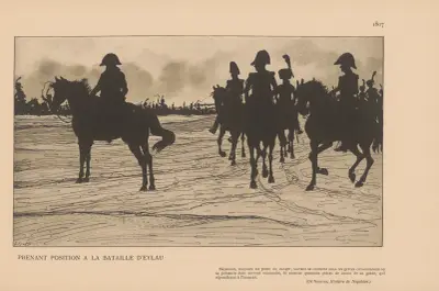 Prenant Position a la Bataille D’eylau. 1807 von Caran d'Ache