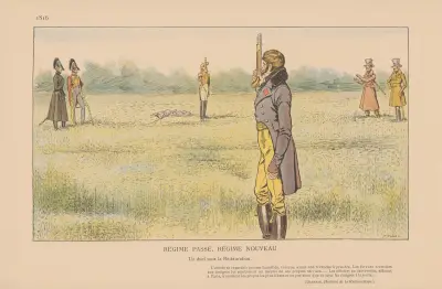 Regime Passe, Regime Nouveau. 1816 von Caran d'Ache