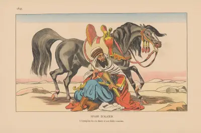 Spahi D’alger. 1845 von Caran d'Ache