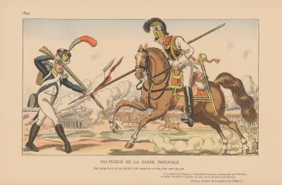 Voltigeur de la Garde Imperiale. 1809 von Caran d'Ache