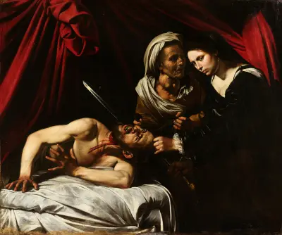 Judith Beheading Holofernes, 1598 av Caravaggio