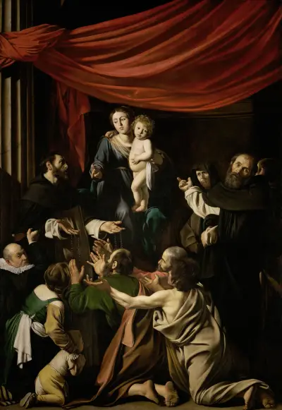 Madonna of the Rosary av Caravaggio