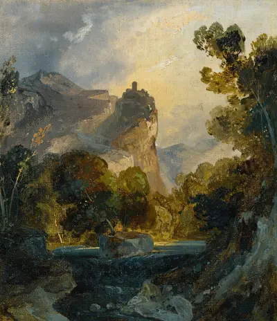 Italian Landscape av Carl Blechen