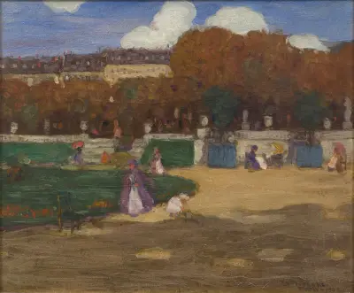 Ogród Luksemburski w Paryżu, Frederick Carl Frieseke