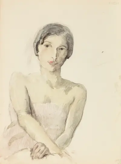 Szkicownik, szkic 3, Frederick Carl Frieseke