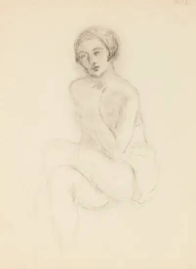 Szkicownik, szkic 4, Frederick Carl Frieseke