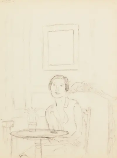 Szkicownik, szkic 5, Frederick Carl Frieseke