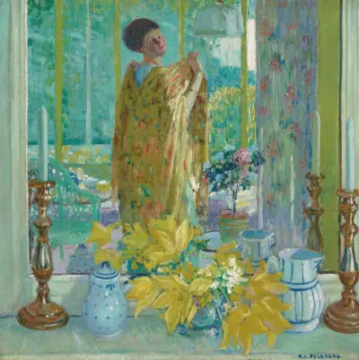 Żółte tulipany, Frederick Carl Frieseke