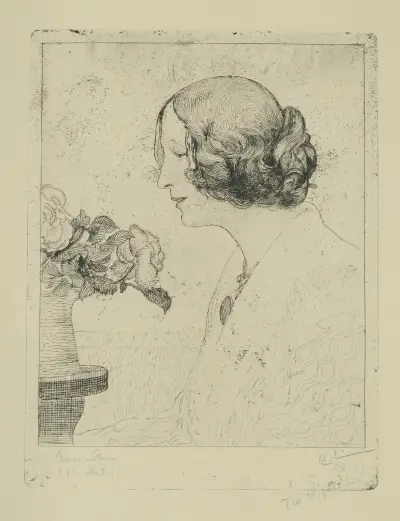 Anna-Stina Alkman av Carl Larsson